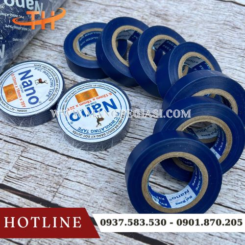 Băng keo nano nai cách điện chống cháy Băng keo nano nai cách điện chống cháy