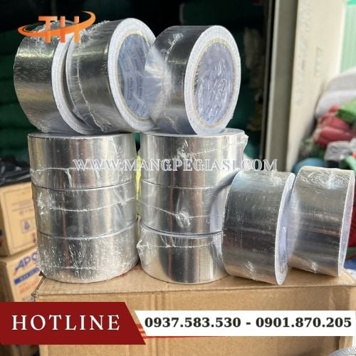 Băng keo nhôm bạc chịu nhiệt cao chống tia UV Băng keo nhôm bạc chịu nhiệt cao chống tia UV