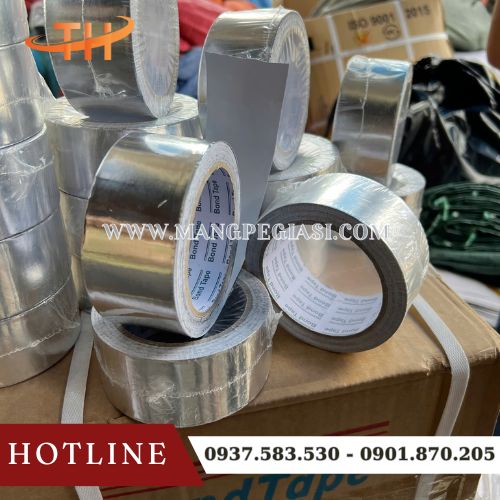 Băng keo nhôm bạc giữ lạnh chống tia UV Băng keo nhôm bạc giữ lạnh chống tia UV