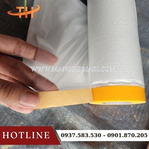 Băng dính nilon che sơn có cấu tạo tối ưu Băng dính nilon che sơn có cấu tạo tối ưu