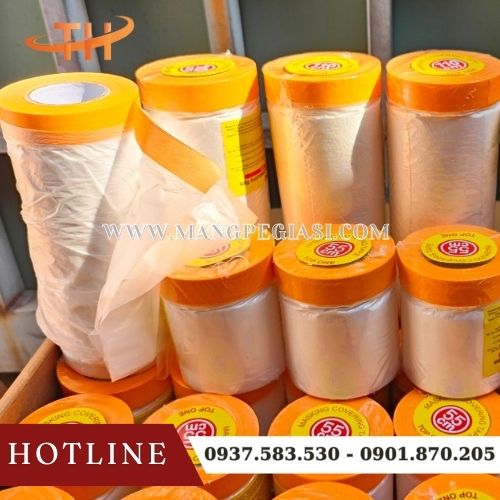 Băng keo nilon PE che chắn sơn chính hãng Băng keo nilon PE che chắn sơn chính hãng