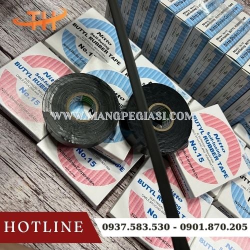 Băng keo Nitto N15 siêu co giãn, dính chắc, cách điện tuyệt đối Băng keo Nitto N15 siêu co giãn, dính chắc, cách điện tuyệt đối