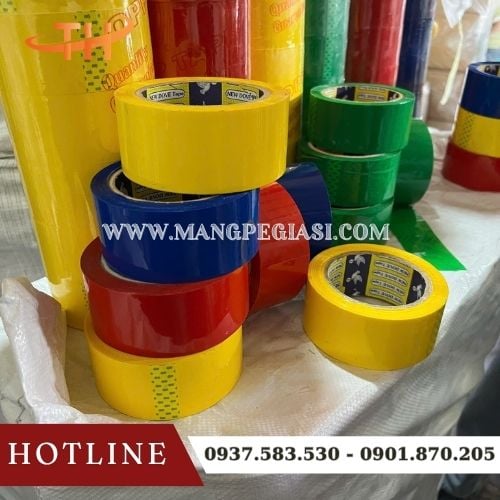 Băng keo OPP màu dán thùng Băng keo OPP màu dán thùng