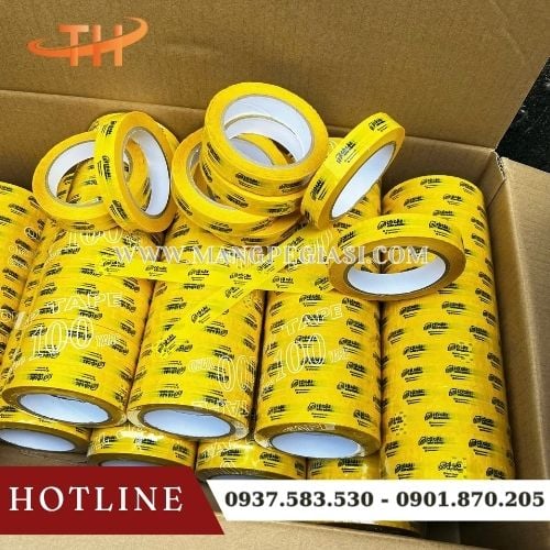 Băng keo OPP in logo khổ nhỏ dán ly, hộp Băng keo OPP in logo khổ nhỏ dán ly, hộp