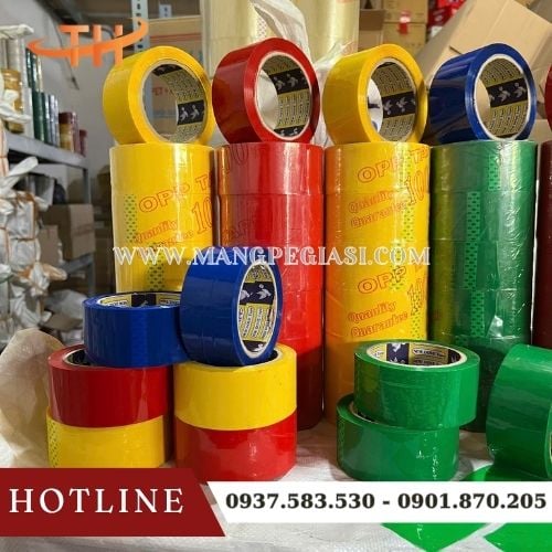 Băng keo OPP màu bền đẹp giá sỉ Băng keo OPP màu bền đẹp giá sỉ