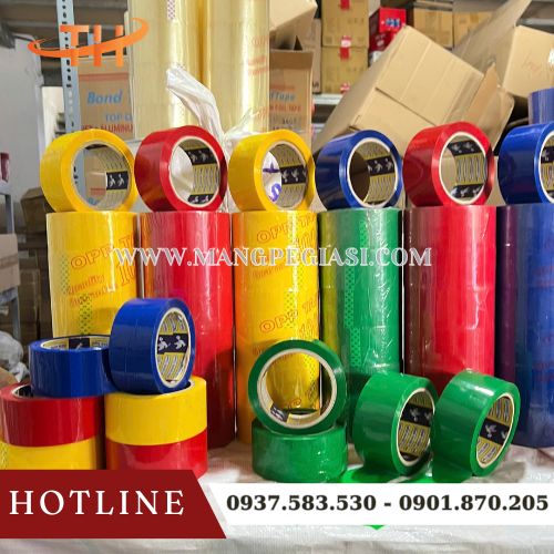 Băng keo OPP màu dán thùng giá sỉ Băng keo OPP màu dán thùng giá sỉ