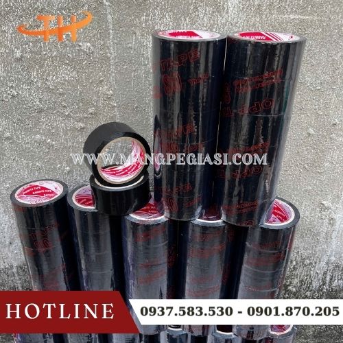 Băng keo OPP màu đen bền đẹp giá sỉ Băng keo OPP màu đen bền đẹp giá sỉ