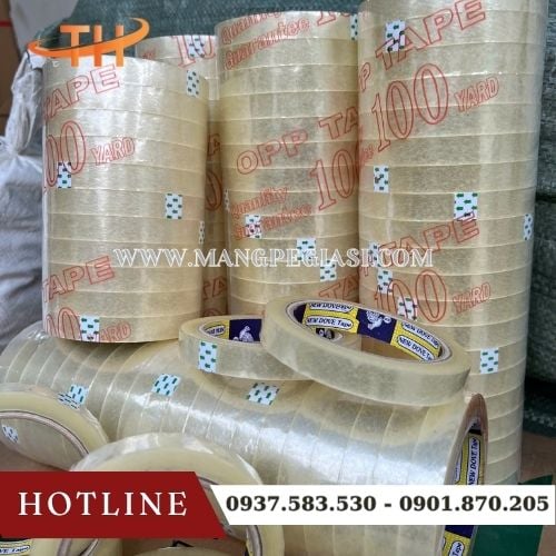 Băng keo OPP trong suốt 1F5 siêu dính bền dai Băng keo OPP trong suốt 1F5 siêu dính bền dai