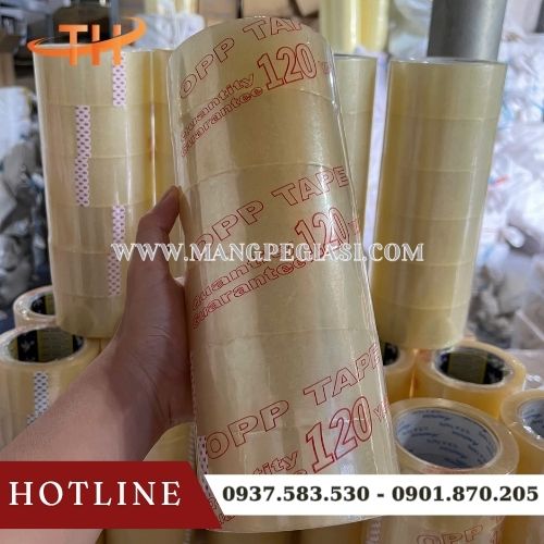 Băng keo OPP trong suốt 4F8 120Y Băng keo OPP trong suốt 4F8 120Y