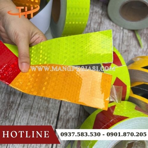 Băng keo phản quang dính chắc bền màu độ bền cao Băng keo phản quang dính chắc bền màu độ bền cao