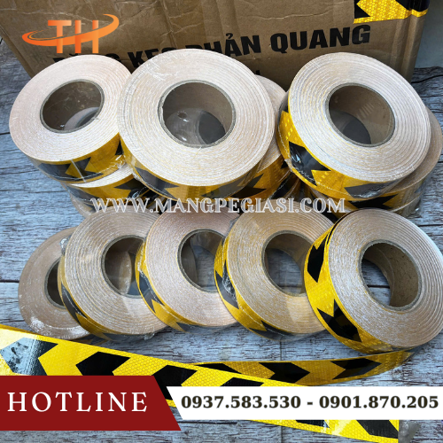 Băng keo phản quang có ứng dụng đa dạng Băng keo phản quang có ứng dụng đa dạng