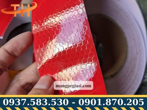 Băng keo phản quang đỏ