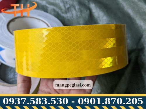 Băng keo phản quang vàng