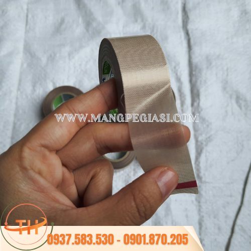 Băng keo PTFE phủ sợi thuỷ tinh Băng keo PTFE phủ sợi thuỷ tinh