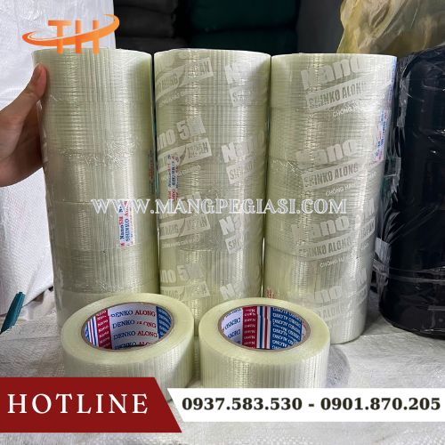 Băng keo sợi thuỷ tinh đóng gói hàng nặng Băng keo sợi thuỷ tinh đóng gói hàng nặng