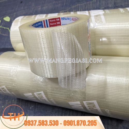 Băng keo sợi thuỷ tinh dùng vá vết nứt công trình Băng keo sợi thuỷ tinh dùng vá vết nứt công trình