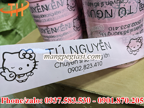 Băng keo logo bền đẹp