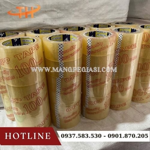 Băng keo trong 100Y giá sỉ Băng keo trong 100Y giá sỉ
