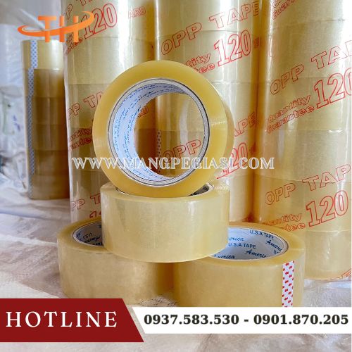 Băng keo trong 120y siêu dính chịu lực cao Băng keo trong 120y siêu dính chịu lực cao