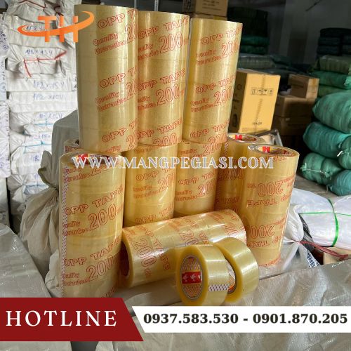 Băng keo trong 200yard đóng gói tiết kiệm hiệu quả Băng keo trong 200yard đóng gói tiết kiệm hiệu quả