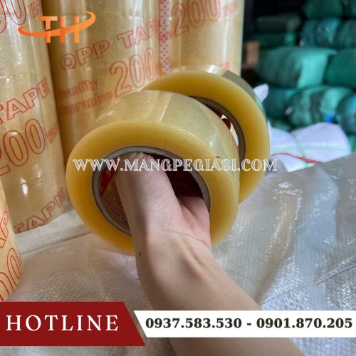 Băng keo trong 200yard siêu dính bền chắc Băng keo trong 200yard siêu dính bền chắc
