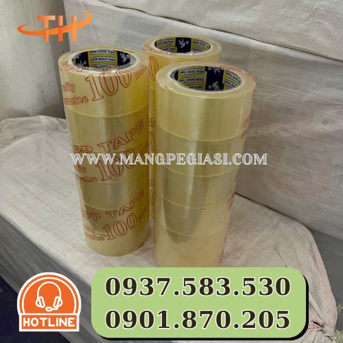 Băng keo trong khổ 4F8 100yard thông dụng Băng keo trong khổ 4F8 100yard thông dụng