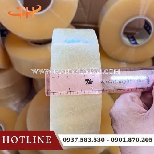 Băng keo trong 6cm 1.5kg dùng đóng thùng cố định hàng hoá Băng keo trong 6cm 1.5kg dùng đóng thùng cố định hàng hoá