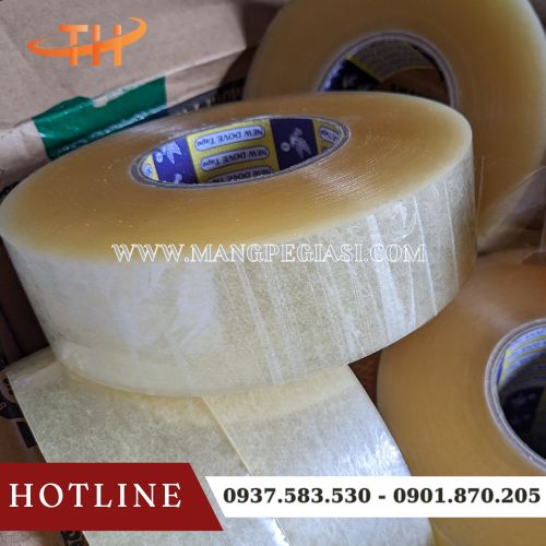 Băng keo trong cuộn lớn dẻo dai, siêu dính Băng keo trong cuộn lớn dẻo dai, siêu dính