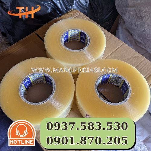 Băng keo trong dán thùng thông dụng tiết kiệm Băng keo trong dán thùng thông dụng tiết kiệm