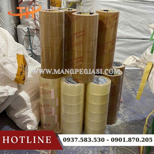 Băng keo trong đục chuyên dùng đóng thùng Băng keo trong đục chuyên dùng đóng thùng