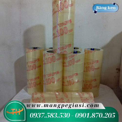 Cuộn băng keo trong suốt dán bề mặt