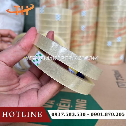Băng keo trong khổ nhỏ chuyên dùng trong văn phòng phẩm Băng keo trong khổ nhỏ chuyên dùng trong văn phòng phẩm