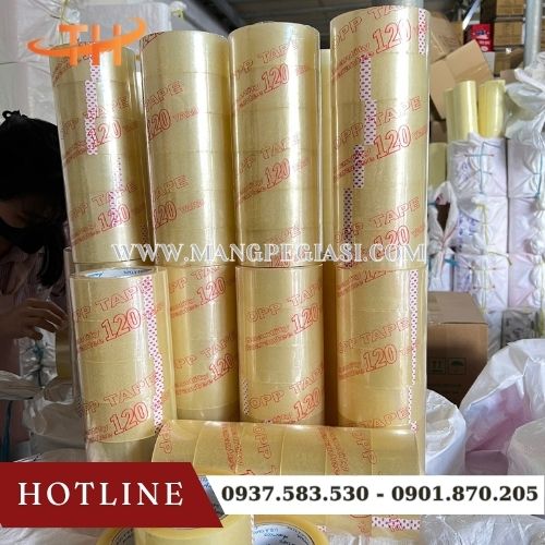 Băng keo trong phổ biến trong đóng gói Băng keo trong phổ biến trong đóng gói