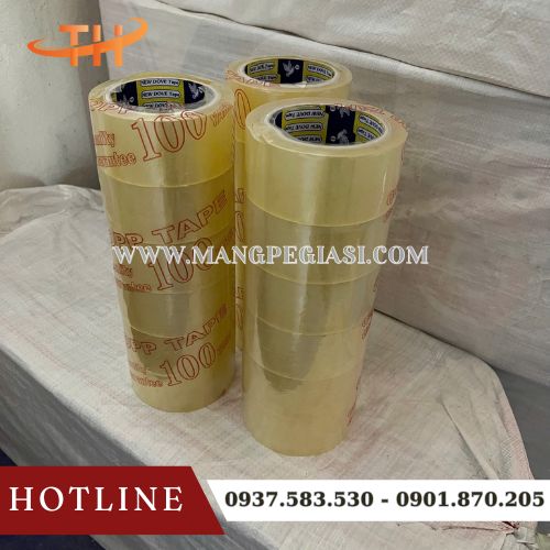 Băng keo trong suốt đóng hàng thông dụng Băng keo trong suốt đóng hàng thông dụng