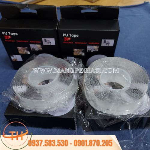 Băng keo trong suốt hai mặt Băng keo trong suốt hai mặt