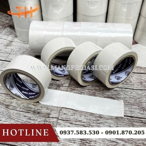 Băng keo vải trắng đóng hàng nặng, vá bao bạt nhanh gọn Băng keo vải trắng đóng hàng nặng, vá bao bạt nhanh gọn