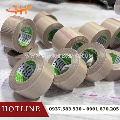 Băng dính vải chịu nhiệt Teflon PTFE Băng dính vải chịu nhiệt Teflon PTFE
