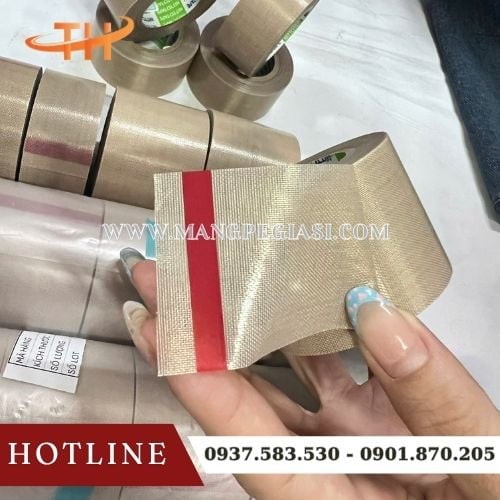 Băng keo vải Teflon chịu nhiệt cao, chống dính, kháng hoá chất và cách điện Băng keo vải Teflon chịu nhiệt cao, chống dính, kháng hoá chất và cách điện