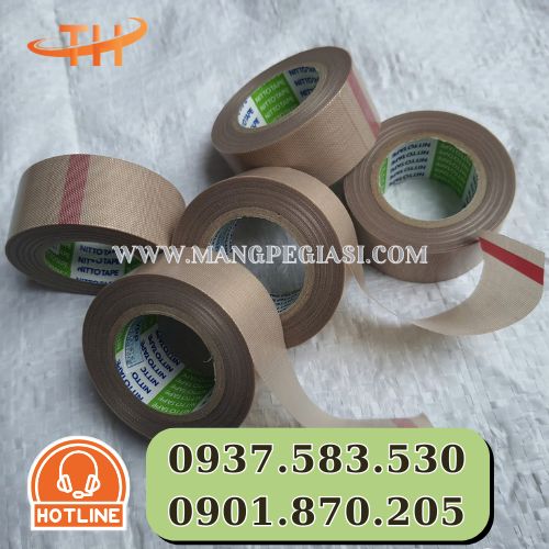 Băng keo vải Teflon chống hoá chất Băng keo vải Teflon chống hoá chất