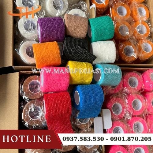 Băng keo vải thể thao quấn khớp cơ nhiều màu Băng keo vải thể thao quấn khớp cơ nhiều màu