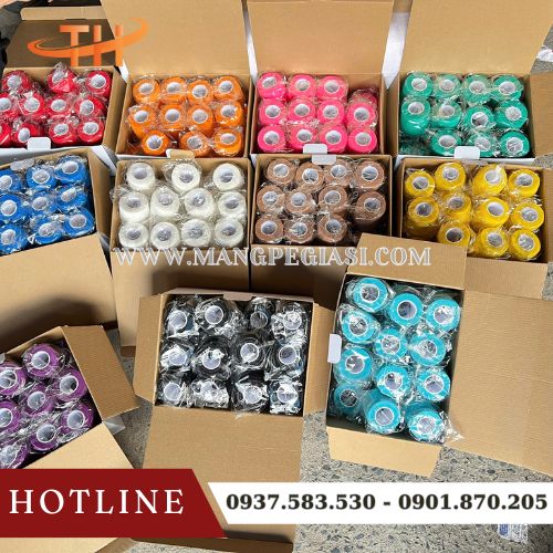 Băng keo vải thể thao đủ màu, kích thước tại kho sỉ Thu Hồng Băng keo vải thể thao đủ màu, kích thước tại kho sỉ Thu Hồng