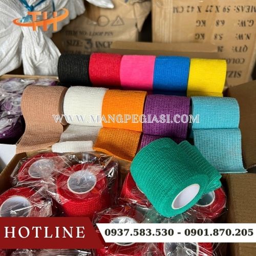 Băng keo vải thể thao quấn cơ chống chấn thương đủ màu Băng keo vải thể thao quấn cơ chống chấn thương đủ màu