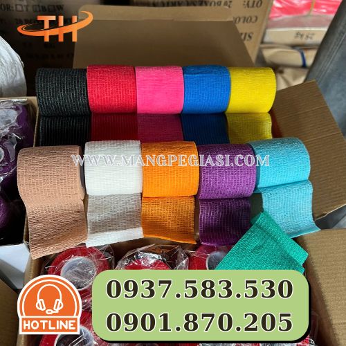 Băng keo vải tự dính dán khớp cơ Băng keo vải tự dính dán khớp cơ