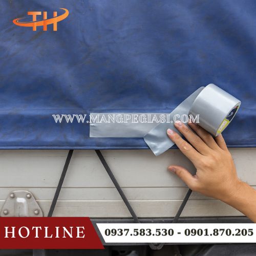 Băng keo vải xám dán bạt xe tải Băng keo vải xám dán bạt xe tải