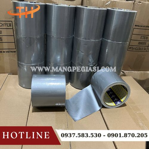 Băng keo vải xám siêu bền dính chắc Băng keo vải xám siêu bền dính chắc