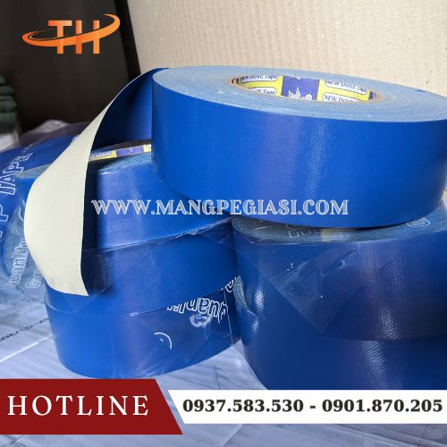 Băng keo vải xanh dương độ bền cao, bám dính tốt Băng keo vải xanh dương độ bền cao, bám dính tốt