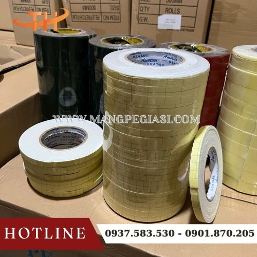 Băng keo xốp 2 mặt cố định vật dụng không cần khoan đục Băng keo xốp 2 mặt cố định vật dụng không cần khoan đục