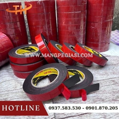 Băng keo 2 mặt xốp siêu dính chịu lực cao Băng keo 2 mặt xốp siêu dính chịu lực cao