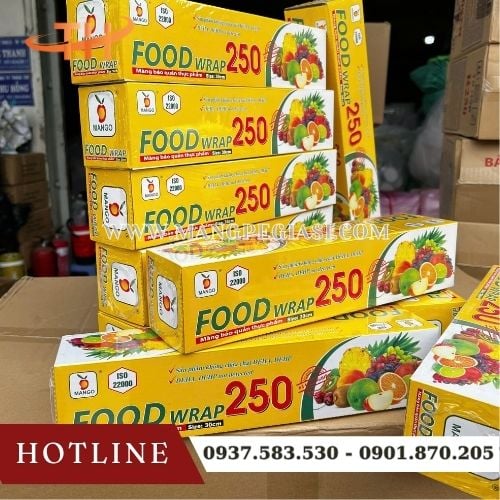 Màng bọc thực phẩm Food Wrap 250 size 30cm chính hãng Màng bọc thực phẩm Food Wrap 250 size 30cm chính hãng
