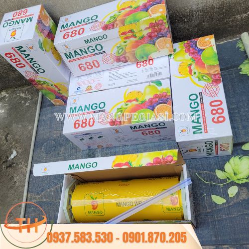 Bọc thực phẩm Mango 680 có tích hợp dao cắt nhựa Bọc thực phẩm Mango 680 có tích hợp dao cắt nhựa
